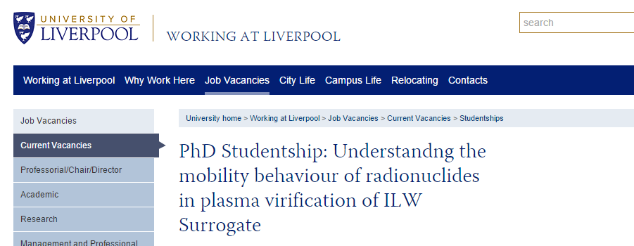 online phd liverpool university