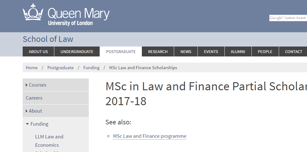 queen mary phd finance