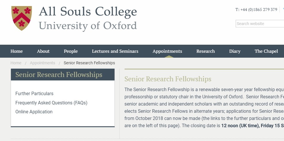 all souls college research papers