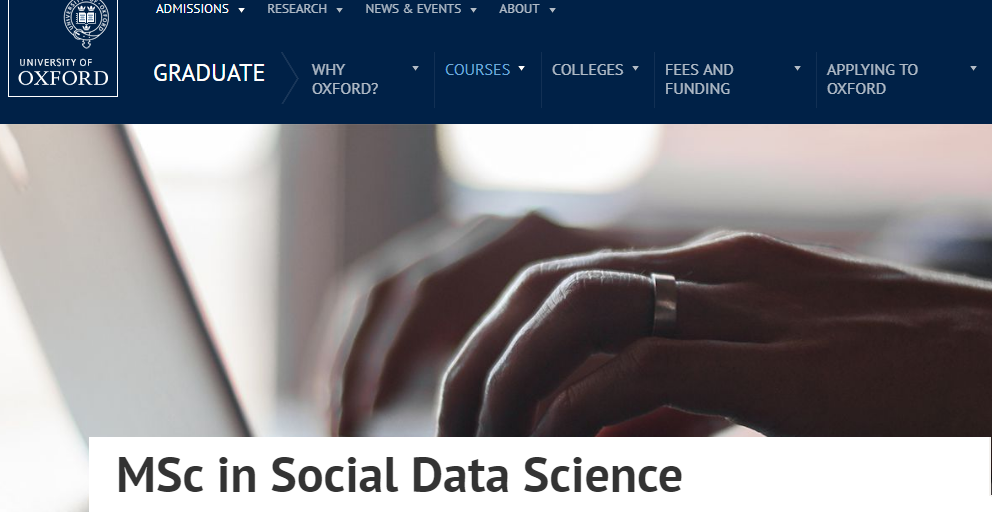 social data science phd oxford