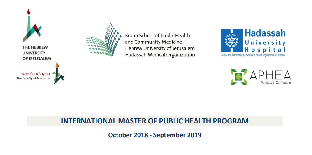 Hebrew University-Hadassah International Master of Public Health ...