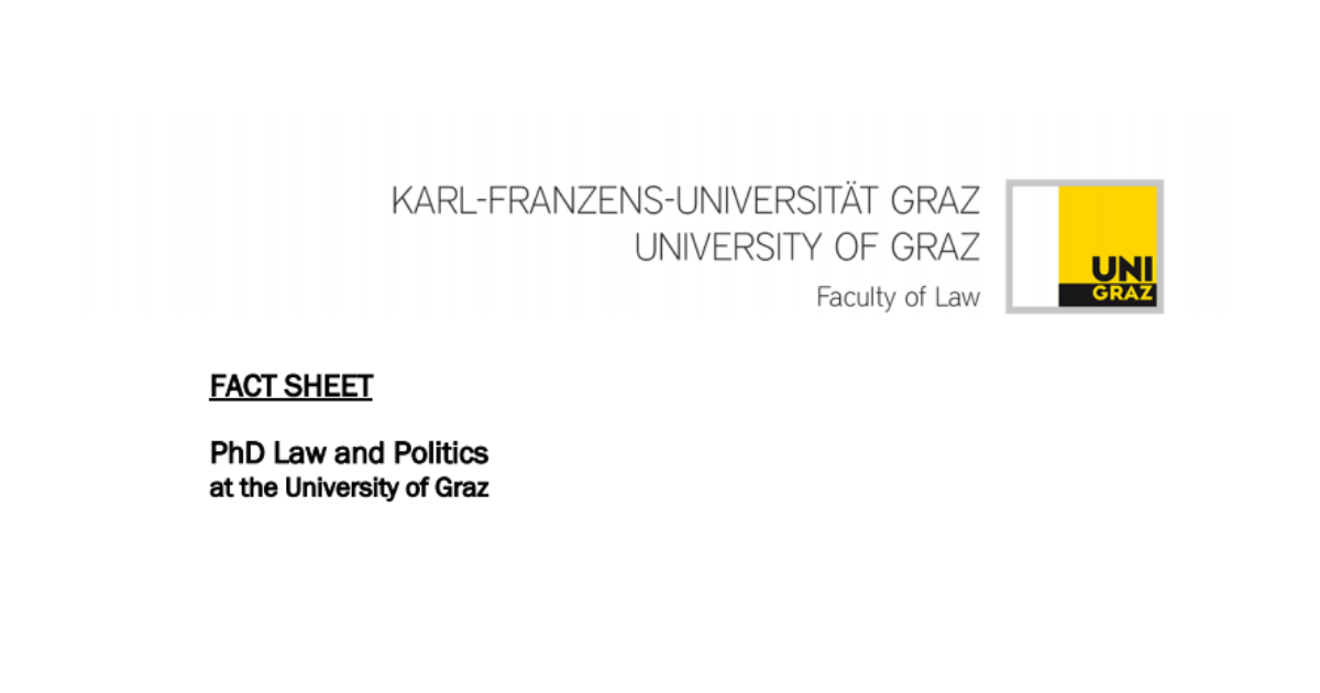 uni graz phd law and politics