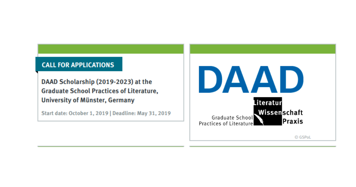 DAAD Scholarship Program 2019-2023 at the Graduate School Practices of